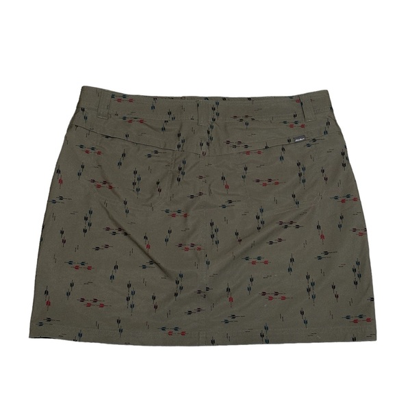 Women's Eddie Bauer Golf 14 Large Skort Olive Green Active Stretch Pockets NWOT - Picture 4 of 10